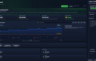 Dashboard with Local AI
Use the optional locally operated Ledgora Intelligence panel to explore forecasts and receive profile-specific financial insights without uploading financial data to the cloud.