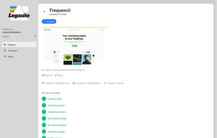 Legasite screenshot 1