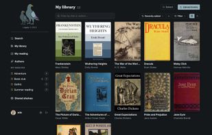 Legejo desktop interface dark mode