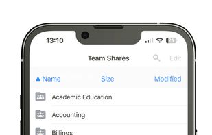 Team Shares - Phone