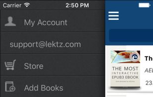 Lektz eBook Reader screenshot 1