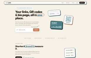 Landing page 