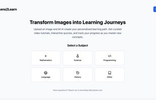Lens2Learn screenshot 1