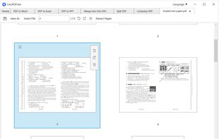 Extract PDF Pages Screen