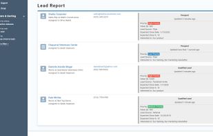 The full-customizable Lead Report keeps you updated on every opportunity in your pipeline.