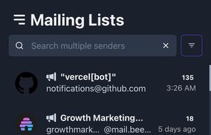 Lessmail screenshot 1