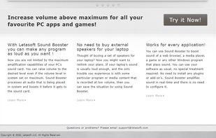 Letasoft Sound Booster screenshot 1