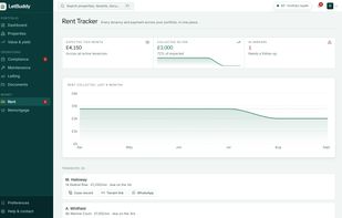 Rent ledger: payments matched from imported bank statements
