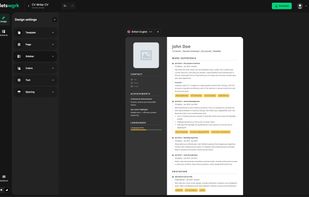 Online resume builder