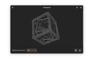 Letterpress ASCII screenshot 1