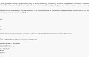 Immediate deal creation, using natural language. Immediately starts coaching when the deal is created.