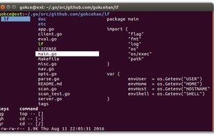 lf (file manager) screenshot 1