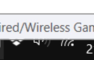 Device information and battery percentage on hover