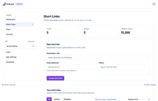 Li-nk.me screenshot 2