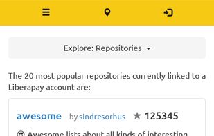 Top repositories (February 2020)