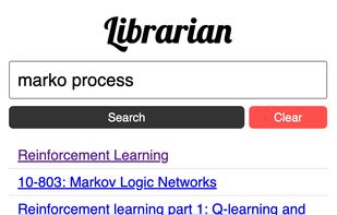 Librarian Bookmark Search screenshot 1