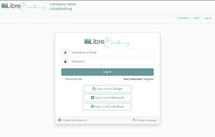LibreBooking screenshot 1