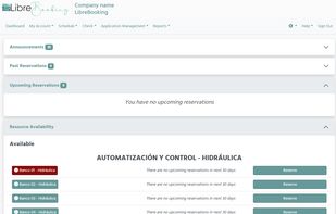 LibreBooking screenshot 2