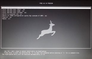 Libreboot screenshot 1