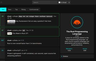 Libreddit screenshot 1