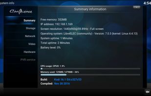 LibreELEC screenshot 1