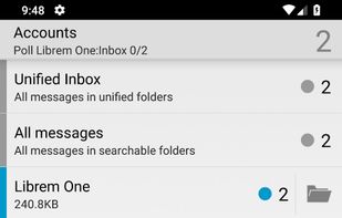 Librem Mail screenshot 1