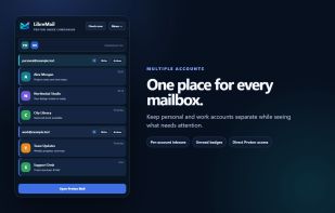 Dark inbox with unread Proton Mail messages