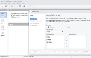 LibreOffice - Base screenshot 1