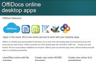 OffiDocs screenshot 1