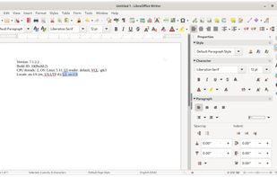 LibreOffice - Writer screenshot 1