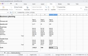 LibreOffice Calc on Linux