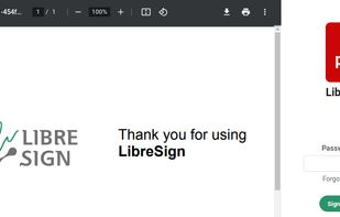 LibreSign screenshot 1