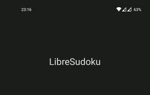 LibreSudoku home
