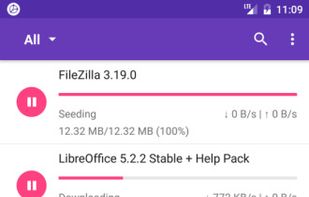 LibreTorrent screenshot 1