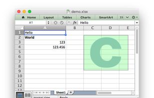 libxlsxwriter screenshot 1