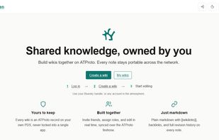 landing page, light theme