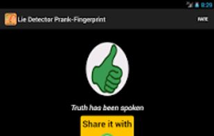 Lie Detector Prank-Fingerprint screenshot 1