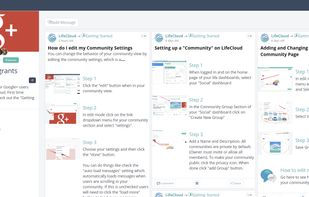 Community Group view on LifeCloud