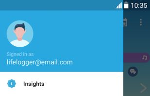 Lifelog screenshot 1