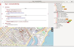Lifeograph screenshot 3