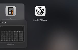 Live thumbnails of a running app's windows; click one to jump to it