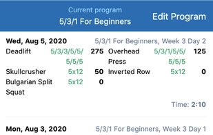 Liftosaur screenshot 3