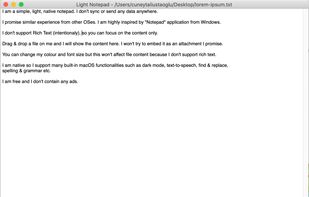 Light Notepad screenshot 1