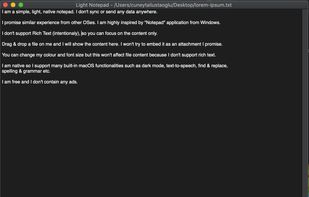 Light Notepad screenshot 1