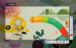 Lightshot's floating Panel and boder markers