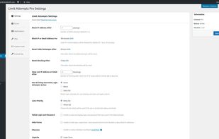 Limit Attempts WordPress Plugin screenshot 3