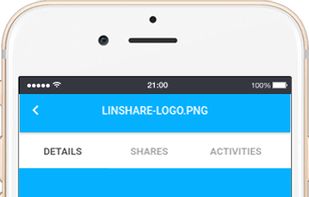 LinShare screenshot 1