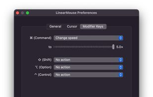 LinearMouse screenshot 2