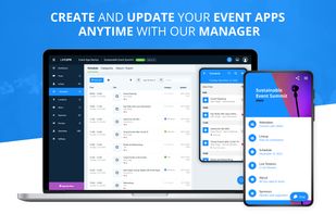 Our LineUpr Manager makes it very easy to create and update your event app anytime you want (even during the event)