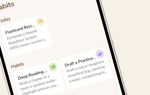Create multiple habits and plan them on different week days.